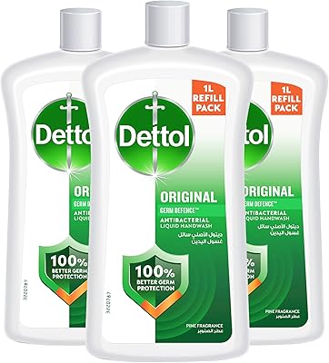 Lavage liquide pour les mains dettol original, flacon de lavage liquide rechargeable