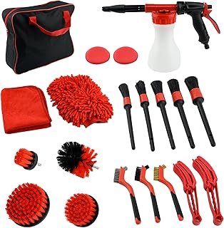 Kit de lavage de voiture lucison avec pistolet à mousse, kit de nettoyage