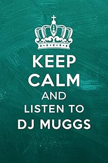Gardez votre calme et écoutez dj muggs : carnet ligné vierge 6x9/journal/agenda/bloc-notes/cahier