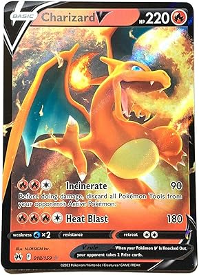 Pokémon - carte charizard v 018/159 - couronne zénith - carte ultra rare. Électroménager, mode, beauté... Diaytar a tout en stock