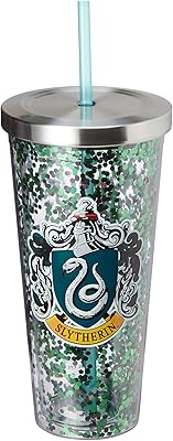 Spontex - mug harry potter - mug serpentard pailleté avec paille - 20 oz - acrylique - vert. Achetez malin avec Diaytar Sénégal, votre partenaire shopping 100% digital
