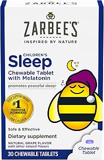 Supplément pour enfants saveur de raisin zarbee's avec mélatonine - 30 à croquer