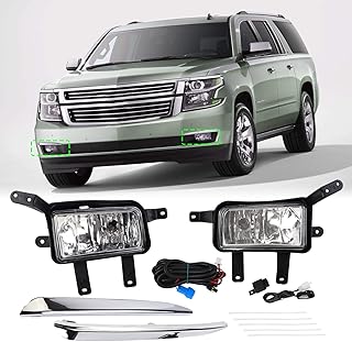 Dyr din show feux antibrouillard compatibles avec chevrolet tahoe suburban 2015 2016 2017