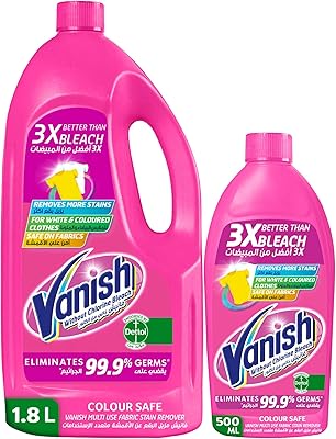 Détachant pour tissus vanish, 1,8 l + 500 ml gratuits