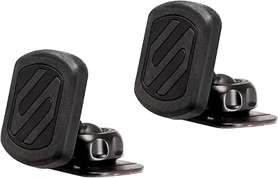 Support magnétique pour téléphone portable scoochy magic mount, noir (paquet de 2)