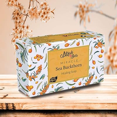 Savon à l'argousier biologique mira belle - peau sèche - fait à la main,