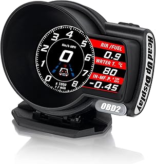 Affichage tête haute de voiture avec gps + obd, affichage de la vitesse