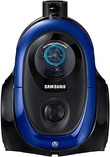 Aspirateur sans sac samsung avec turbine anti-enchevêtrement sc18m2120sb - bleu