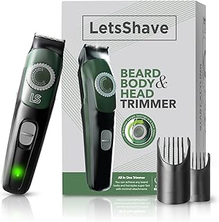 Tondeuse corps et barbe letsshave pour hommes à cheveux complet pour hommes autonomie
