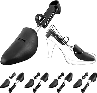 5 paires d'étireurs de chaussures à longueur réglable, organisateur de support d'étagère à