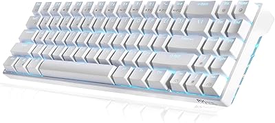 Rk royal college clavier mécanique rk71 compact 70% bluetooth 71 touches, sans usb filaire/clavier de bureau portable sans fil avec touches fléchées autoportantes pour windows mac (touche rouge - blanche). Profitez des meilleurs deals du Sénégal sur Diaytar