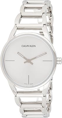 Montre décontractée calvin klein pour femme, analogique, métal - k3g231-26