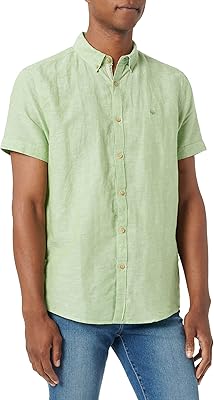 Chemise basique en lin pour homme