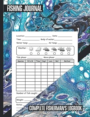 Journal de pêche carnet de bord complet du pêcheur : permettant au sérieux