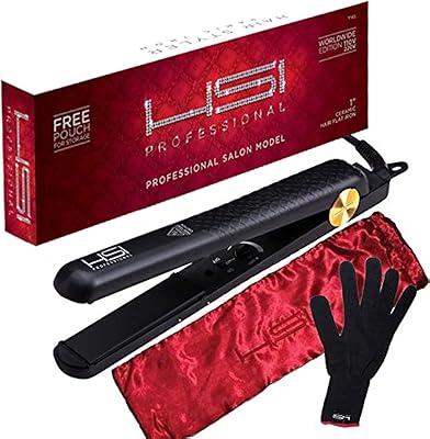Fer plat ionique en céramique tourmaline professionnel glider hsi | lisseur à cheveux