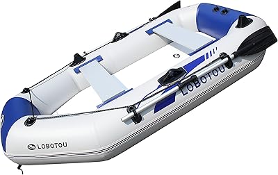 Ensemble de bateau gonflable pour 2 à 3 personnes, intérieur en acier épais