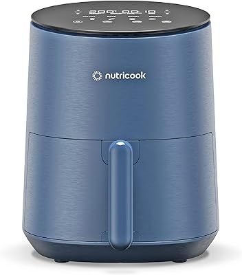Mini friteuse à air nutricook, 1 500 w, affichage numérique, panneau de commande