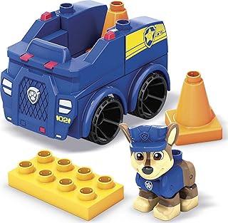 Mega bloks paw patrol chase patrol kit de construction de véhicule avec 1