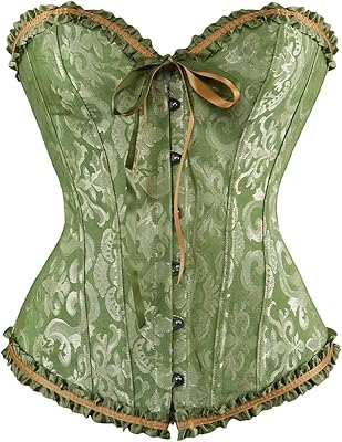 Corset overbust à lacets et corset gainant pour femme, taille m