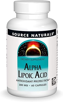 Source naturals - acide alpha-lipoïque 300 mg. 60 gélules