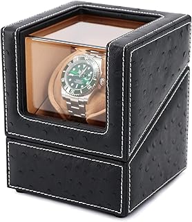 Remontoir automatique simple driklux pour rolex avec moteur silencieux, finition en bois dur