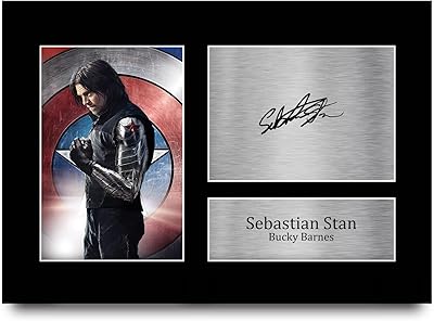 Hwc trading sebastian stan bucky barnes cadeau a4 imprimé pour les amateurs