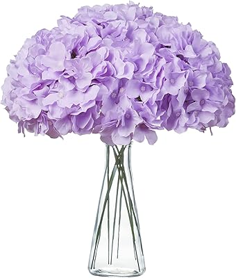 Tête de fleur en soie violette avec tiges de fleurs artificielles pour décoration. Le discount haut de gamme, c'est possible avec Diaytar