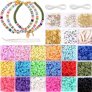 4800 pièces de perles en argile polymère de qualité supérieure perles