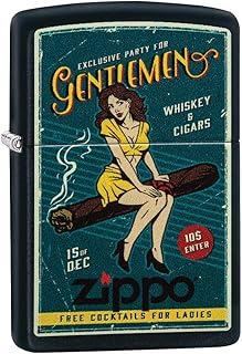 Briquet zippo noir régulier