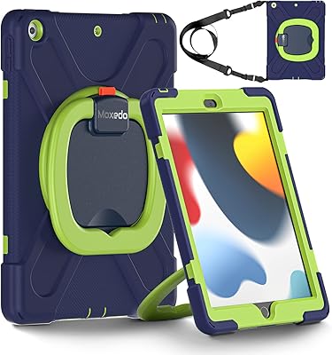 Moxedo étui de protection coloré et résistant aux chocs avec béquille rotative à