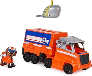 Paw patrol, big truck pups zuma transforming truck toy avec figurine à collectionner