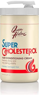 Crème capillaire hydratante queen helene, super cholestérol, 946 ml (l'emballage peut varier)