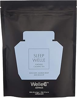 Société wellico - thé apaisant sleep well (50 sachets de thé, paquet rechargeable)