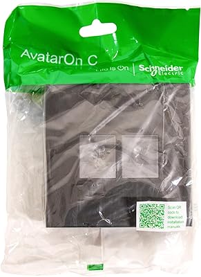 Couvercle de prise de données schneider electric avataron c sans module e8732rjsc_dg, 2