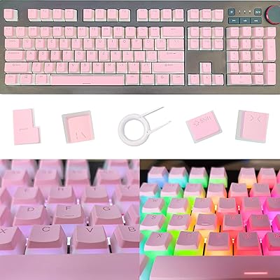 Clavier rétroéclairé 61 pbt, jeu de touches mécaniques 60 %, compatible avec tous