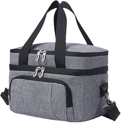 Sac isolant pour pique-nique en plein air, sac à déjeuner isolé de grande