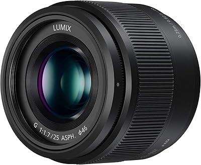 Objectif panasonic lumix g, 25 mm, f1.7 asph, micro four thirds, h-h025k