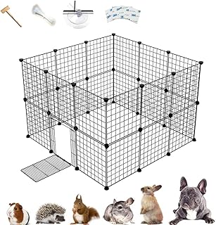 Petit parc pour animaux de compagnie en fil métallique richersty pour lapins cochons