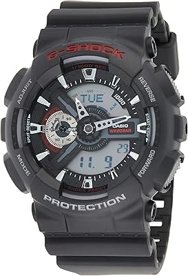 Montre casio g-shock ga-110-1adr pour homme - analogique-numérique, décontractée