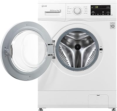Lave-linge à chargement frontal lg, 7 kg, 6 mouvements directs, smart diagnosistm