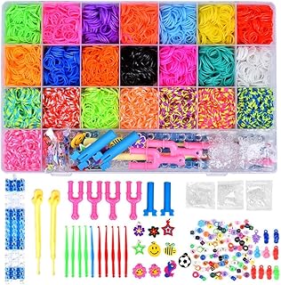 Momo bear kit de boucles à tisser 6 800 pièces avec planche à