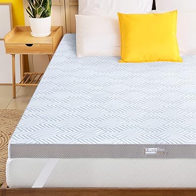 Couvre-matelas en mousse à mémoire de forme bed story, 4 pouces, taille king