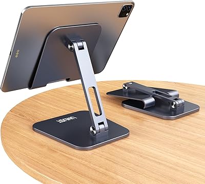 Support de tablette support pliable réglable pour ipad tablette en aluminium compatible