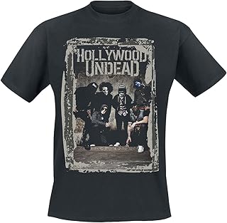 T-shirt à tête en plastique pour hommes t-shirt à manches courtes à col en ciment hollywood undead. Des économies garanties sur chaque commande avec Diaytar