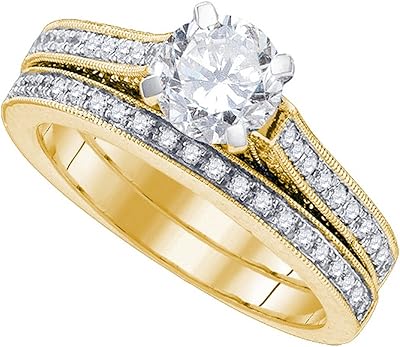Collection dazzlingrock ensemble de mariée diamant 1 5 8 carat poids total