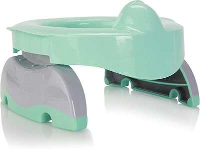Plus premium 2-en-1 pot de voyage et siège de toilette avec anneau