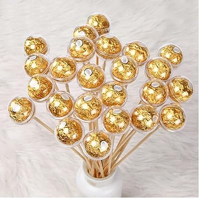 Sac porte-bouquet de chocolat et sucettes noires (transparent) - 24 pièces. Achetez en toute sérénité sur Diaytar