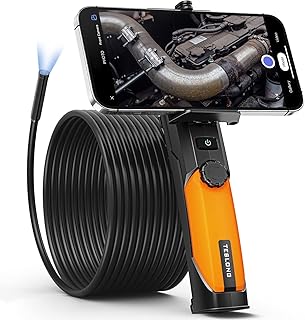 Caméra endoscopique wifi avec lumière caméra d'inspection endoscope sans fil portable tislong 1080p