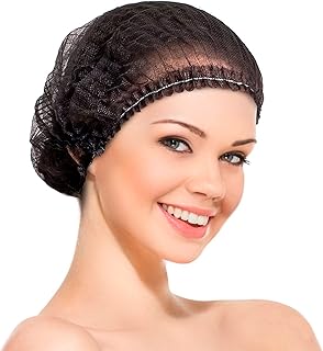 Paquet de 100 bonnets noirs mob hats de 21 pouces avec bande