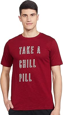 T-shirt imprimé coupe classique pour homme de symbol de la marque amazon